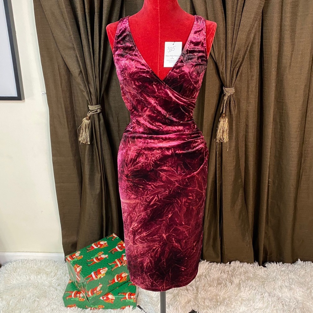 Bebe Velvet Midi dress